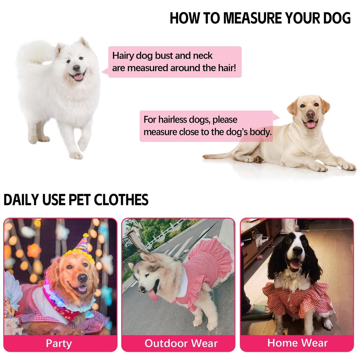 UOSIA Dog Dresses for Large Dogs Girl Lace Cute Thin Classic Plaid Breathable Pet Birthday Dress for Medium Dogs Outdoor Walking Apparel(Red,6XL)