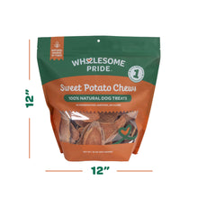 Load image into Gallery viewer, Wholesome Pride Sweet Potato Chews All-Natural Single Ingredient Dog Treats, 32 oz
