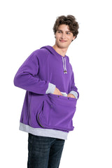 Cat Dog Carrier Hoodies – Puppy Kitten Carrying Sweatshirt Large Pet Pocket Pullover Top – Unisex Kangaroo Hoodies