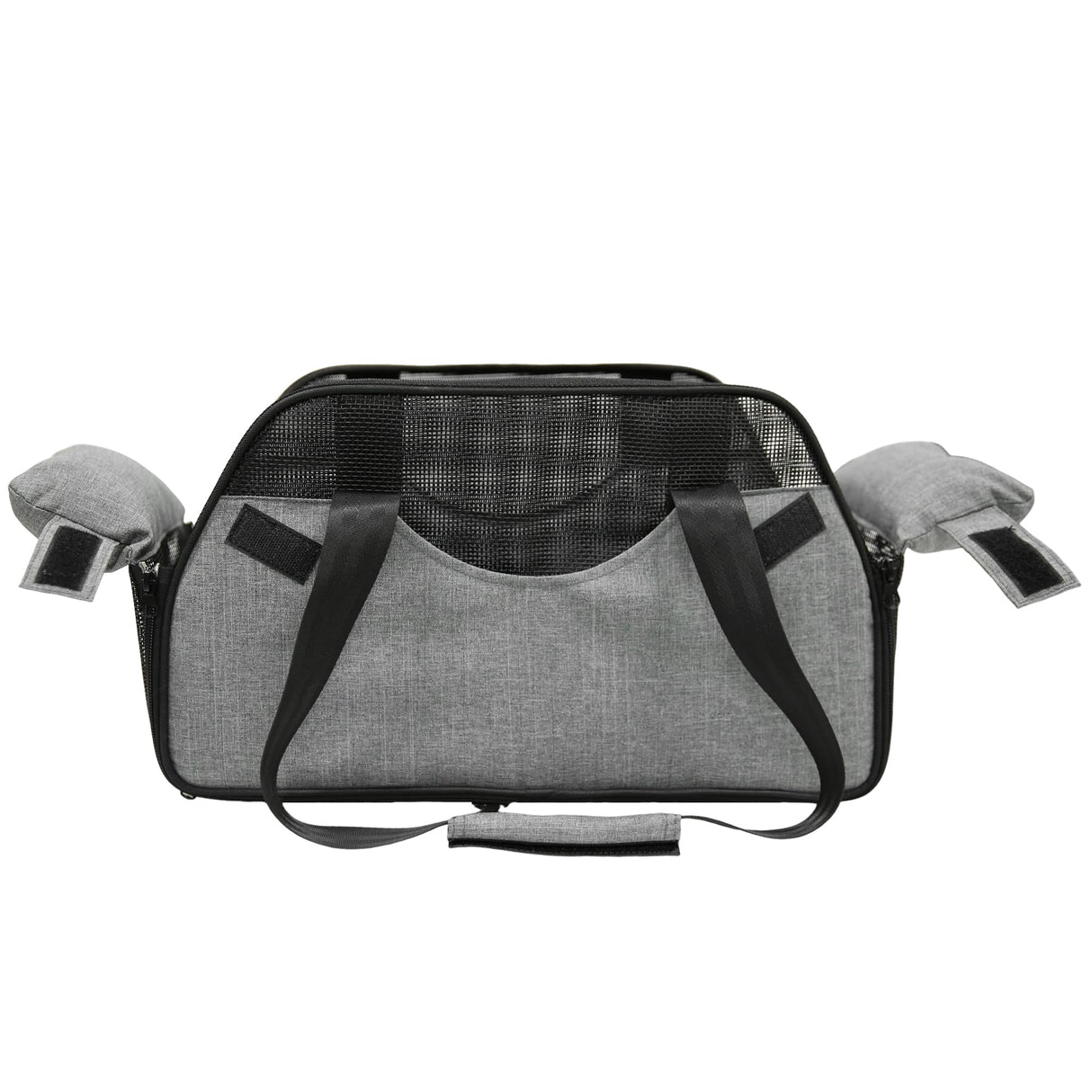 GeerDuo Center Console Dog Car Seat for Small Dogs with Mesh, Dog Booster Seat with Upgraded Safety Tethers, Detachable Washable Pet Car Seat Travel Bed Under 25lbs(Mesh)