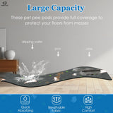 MODESLAB 2-Pack Guinea Pig Cage Liner, 24" x 47" Reusable Guinea Pig Bedding Washable Absorbent Pee Pads for Dogs Rabbit Chinchilla Hamster, Leakproof & Anti Slip