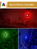 DORESshop Blue Night Light [2 Pack], Night Lights Plug Into Wall, Night Light, Dusk to Dawn Sensor, LED Night Light Adjustable Brightness, Bedroom, Bathroom, Hallway, Stairs, Christmas, Party