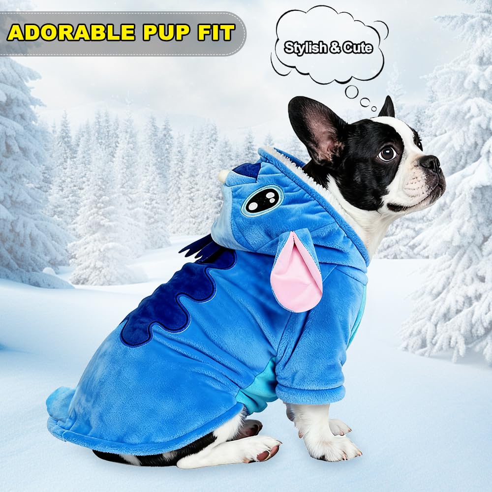 Dog Costume, Gmayoo Funny Pet Cosplay Outfit Party Dress Up Dog Hoodies Clothes for Large Medium and Small Dogs Halloween Christmas Winter
