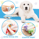 Eccliy 20 Pcs Puppy Blanket Pet Soft Fleece Dog Blankets Warm Felt Throw Sleep Mat Bed Covers for Doggie Puppy Pet Dogs Cat, 20 Styles(39 x 27.6 Inch,Mix)