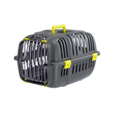 Ferplast Jet Pet Carrier: Value Dog Carrier Suitable for Toy Dog Breeds & Small Cats, Assembled Dimensions are 18.51L x 12.6W x 11.42H inches, Green