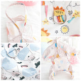 Maigllra Pet Dog Raincoat Pet Waterproof Rain Jacket with Transparent Hood, Cute Elephantst Printing Raincoat for Small Medium and Large Dog