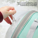 Rypet Bird Carrier Backpack Parrot Portable Breathable Bag Pet Bird Lightweight Travel Cage with Standing Perch and Stainless Steel Tray（Mint Green）