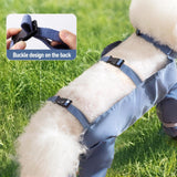 Dog Suspender Boots, Anti Slip Water Proof Adjustable Dog Shoes with Suspender, Paws Protector, Paws Boot Leggings for Small Medium Large Dog, Snow, Rain, Hiking, Hot Pavement (S)