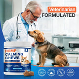 MaxHemp Calming Chews for Dogs - Advanced Hemp Dog Calming Chews- Anxiety Relief Treats for Composure, Separation, Barking, Thunderstorms, Stress Relief - Hiр and Jоint Supplement -180 Soft Treats