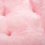 POMIU 2-Pack Washable Dog Bed, Deluxe Plush Crate Beds with Anti-Slip, Machine Washable Kennel Pad Sleeping Mat for Large, Medium and Small Dogs (2 Pack x Pink, 35.0" L x 23.0" W x 3.0" Th)