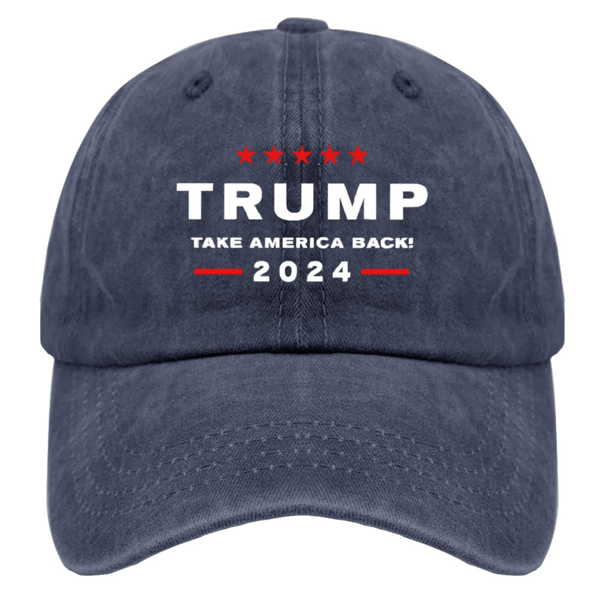UQDGHT Trump 2024 Take America Back Unisex Adult Baseball Cowboy Hat (Washable) Black (One Size, Trump 2024 Take America Navy Blue)