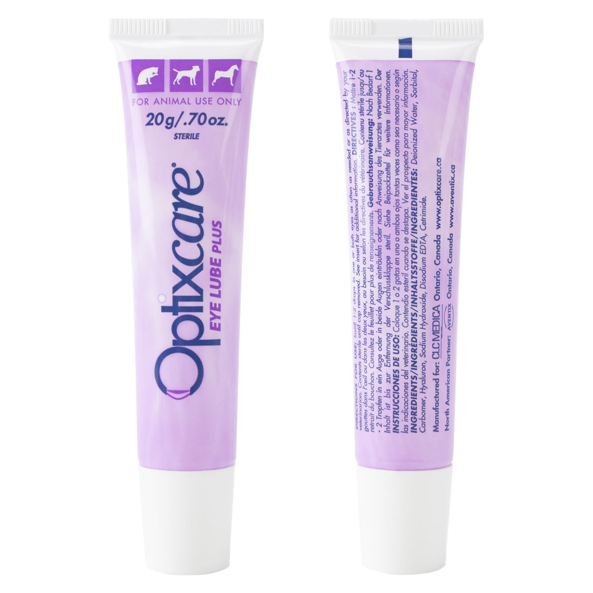 American Health Service Eye Lube Plus, 20 Gram Tube, Pet Eye Hydration for Dogs, Cats, & Horses