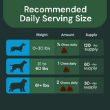 VetriScience Veterinary Strength Liver Health Chews - Canine Liver Care Supplement for Detox Support - Dog Supplement - Supports Immune System - No Fasting Required - 60 Count