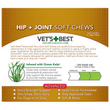 Vet's Best Advanced Hip & Joint Soft Chew Dog Supplements - Formulated with Glucosamine and Chondroitin to Support Dog Joint and Cartilage Health -30 Day Supply