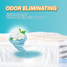 Load image into Gallery viewer, HONEY CARE All Absorb Petrichor Male Dog Wrap, Fresh Smell Dog Diaper, Disposable, Small, White, 100 Count
