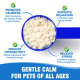 Olassubd Goat Milk Powder Cat & Dog Calming Pet Goats Milk Calm Treats Anxiety Relief Contains GABA Designed for Pets with Anxiety Stress and Hyperactivity Supports Immune Skin and Bone Health