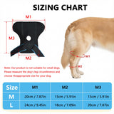 SHARKBEEPOWER Dog Knee Brace for Back Leg, ACL Support for Large Dogs, Adjustable Dog Leg Brace for Hind Leg Injuries, Canine Joint Wrap for Arthritis Recovery (L)