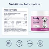 Pawfy Dog Multivitamins 15 in 1 | Dog Vitamins for Skin & Coat - Supports Overall Wellness | Advanced Senior Dog Supplements from Occasional Itching | Puppy Tasty Vitamin C Chews - 30 Count