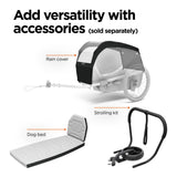 Thule Bexey pet Bike Trailer - Carrier for Small & Large Sized Dogs - Foldable Design - Easy to Connect to Bike - Padded Interior - Converts into Travel Crate - Durable Materials
