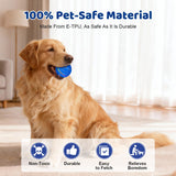 Sankell Interactive Dog Ball Toy - Smart Moving Bouncing Dog Ball with RGB Lights, E-TPU Material, 3 Play Modes Automatic Rolling Balls Toy for Small Medium Dogs Keep Them Busy(Blue)