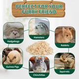 Luoglude 35oz Natural Aspen Wood Pet Bedding – Low Dust, Odor Control & Ultra Absorbent Shavings for Hamsters, Parrots, Guinea Pigs & Small Animals