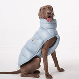 ChoChoCho Winter Dog Jacket, Cold Weather Coats, Lightweight, Thermal Insulated, Water-Resistant, Adjustable Dog Jackets with Leash Access for Small Medium Large Breeds (Blue, 3)