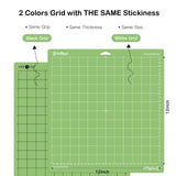 HTVRONT Cutting Mat, 6 Pcs Cutting Mat 12x12(Standard, Light, Strong, FabricGrip) Compatible with Cricut Maker 3/Maker 4/Maker/Explore 3/4/Air 2/One, Variety Adhesive Sticky Cutting Mats Accessories