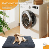 Vetasac Reversible Dog Bed Mat with Plush and Corn Velvet,Soft Warm Pet Cushion, Dual Purpose Washable Sleeping Mattress Bed for Small Medium Large Dog and Cat XB004 (30"x20", Dark Grey)