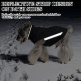 EXPAWLORER Dog Fleece Vest Jacket Sweater for Small Medium Large Dogs, Cold Weather Winter Coat Hoodie with Leash D-Ring and Zipper, Reflective Warm Sleeveless Puppy Clothes for S M L Boys Girls Cats
