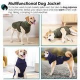 AOFITEE Extra-Large Dog Anxiety Vest, Thunder Jacket for Dogs Anxiety, Breathable Pets Calming Shirt for Fireworks, Thunder, Travel, Separation, Anti-Anxiety Pet Calming Vest with Collar, XXXL