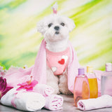 6 Pcs Puppy Clothes for Christmas Winter Warm Cute Pet Sweaters Flannel Dog Vest Paw Print Cat Clothes for Chihuahua Dachshunds Male Female Puppy(Animal Pattern,L(Body Length:13.8” Chest:17.7”))