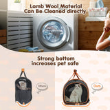 OKMEE Cat Carrier TSA Airline Approved with Ventilation for Small Medium Cats Dogs Puppies, Dog Carrier with Big Space, 5 Mesh Windows, 4 Open Doors for Comfortable Travelling.
