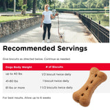 Nutri-Vet Hip & Joint Biscuits for Dogs, Dog Hip & Joint Supplement, Functional Treat, Large Sized Biscuit, 300mg of Glucosamine, 6 lb Bag