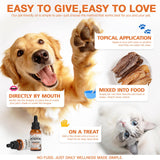 Organic Неmp Oil for Dogs Cats (2-Pack), Supports Hip Joint Health, Rеlaxation & Slеep, Pet Calming Drops, Dog Anxiеty Relief & Strеss & Pаin Rеlief for Dogs
