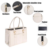 Fashion Pet Carrier Dog Purse Cat Bag Soft-Sided Carriers Travel Airline Approved, Stylish Leather Tote Handbag for Small Animal Puppy Kitten (White)