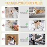 Dog Shoes for Medium Large Dogs, Dog Boots & Paw Protectors to Prevent Licking, Anti-Slip Dog Booties with Reflective for Summer Hot Pavement, Outdoor Hiking, Hardwood Floors (Size 3)