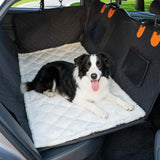 Sanqitara Backseat Pet Bed Mat, Truck Plaid Dog Bed for Car Back Seat, Deluxe Dog Seat Covers, Non-Slip Travel Pet Mat, Fit for Backseat Extenders and Trucks SUV
