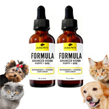 Aura Pets Advanced Vision Formula for Dogs, AuraPets Vision Formula, with Lutein, Zeaxanthin, Astaxanthin, Supports Vision and Reduces Cloudiness, 30ml (2pcs)