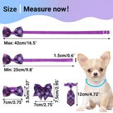 Segarty Dog Bow Ties and Small Dog Tie Set, 100 Pack Bowties for Pets Adjustable Bowties Pet Necktie Collar Set Grooming Accessories Bulk for Cats Puppy Birthday Wedding Party