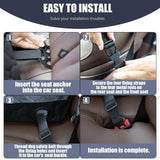 Dog Car Seat for Medium Small Dogs, Pet Car Seat with Adjustable Safety Belt & Storage Pockets, Breathable Waterproof Pet Car Seats Cover, Small Dog Seats for Dogs Under 30lbs (Medium, Black)