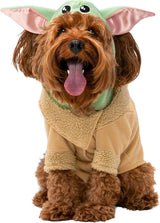 STAR WARS Grogu Pet Hoodie - Hooded Pet Shirt with Sleeves and Ears