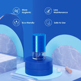 Airversa Waterless Diffuser for Essential Oil 𝟭𝟬𝟬𝗺𝗹 Capacity Battery Operated Aromatherapy Nebulizer Mini Scent Air Machine 1/2/3H/Continous 3 Mist Level 3 Lighting Effects(Scenta Shine Blue)