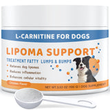 L-Carnitine Dog Lipoma Treatment, Supplement for Dogs, Helps Reduce Fatty Lumps & Bumps, Advanced Fat Metabolism, Boosts Energy & Vitality, Natural Lipoma Relief - 100g