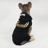 Snoop Doggie Doggs Deluxe Pet Hoodie, Off The Chain, X-Small