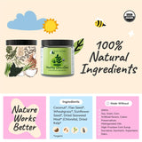 kin+kind Skin and Coat Supplement for Dogs & Cats – Natural Vitamin Supplements with Organic Ingredients for Shiny Fur, Moisturized Skin & Overall Pet Wellness – Dog Essentials & Cat Essentials – 8oz