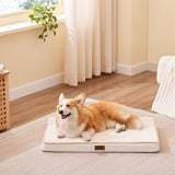 ZOMISIA XXL Dog Bed for Crate - Extra Large Orthopedic Pet Beds with Removable Machine Washable Cover, Egg Crate Foam Puppy Pad, Suitable for Pet Up to 100 lbs, 47"x29"
