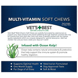 Vet's Best Multi-Vitamin Soft Chew Dog Supplements - Vitamins for Dogs - Supports Dogs Physical and Mental Health - 30 Day Supply
