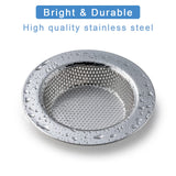 2 Pcs Sink Strainer for Most Kitchen Sink Drain Basket, Upgraded Double-Layer Safe Design Kitchen Sink Strainer (Outer Diameter 4.5 Inch)
