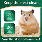 Luoglude 35oz Natural Aspen Wood Pet Bedding – Low Dust, Odor Control & Ultra Absorbent Shavings for Hamsters, Parrots, Guinea Pigs & Small Animals