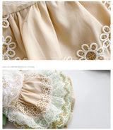 MaruPet Elegant Princess Lace Dress Tutu Queen Style with Bowknot for Small, Extra Small Dog Teddy, Pug, Chihuahua, Shih Tzu, Yorkshire Terriers M-Green-1 S